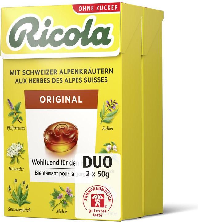 Immagine prodotto Ricola Caramelle alle erbe senza zucchero Box Pastilles