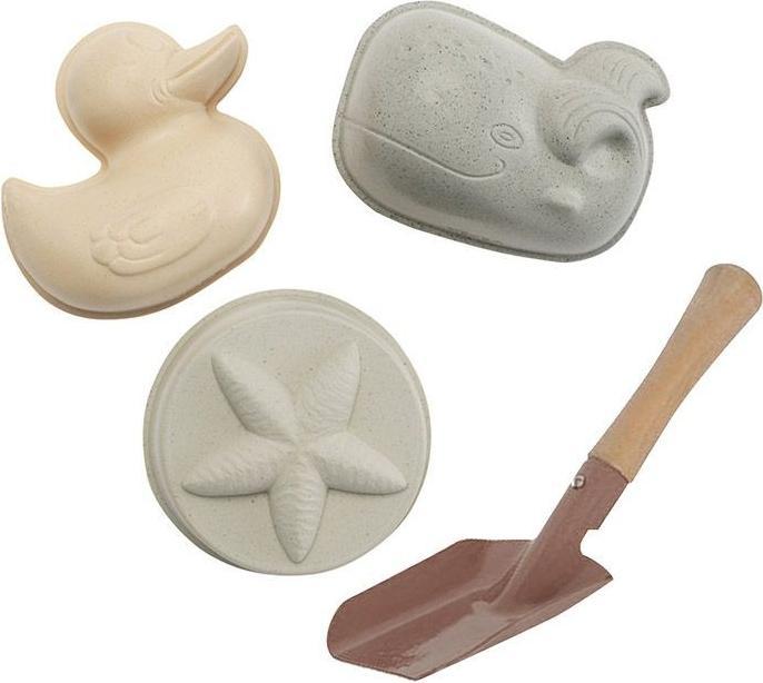 Immagine prodotto Hevea Set di stampi per sabbia con paletta in gomma naturale per il trasporto