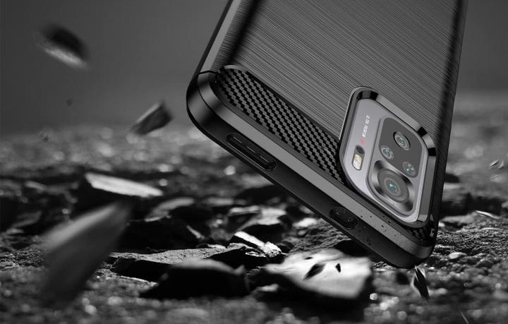 Actual product image Screenguard Xiaomi Poco M5s Cover Carbon Brushed Soft TPU (Xiaomi Poco M5s)
