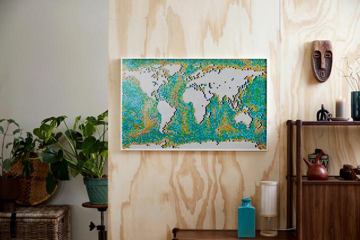 Immagine prodotto LEGO Mappa del mondo (31203, LEGO Art, Set LEGO rari)