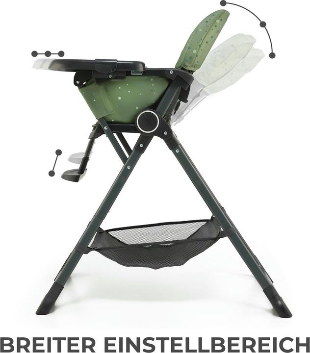 Actual product image KinderKraft Foldee high chair green (Highchair)