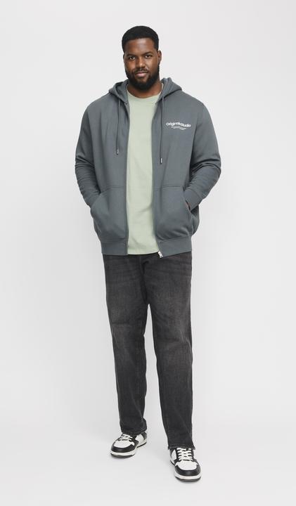 Produktbild Jack & Jones Jorvesterbro Sweat Zip Hood Noos Pls (6XL)
