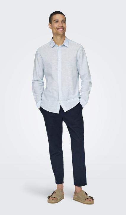Actual product image Only & Sons Slim fit shirt collar shirt shirt shirt (M)