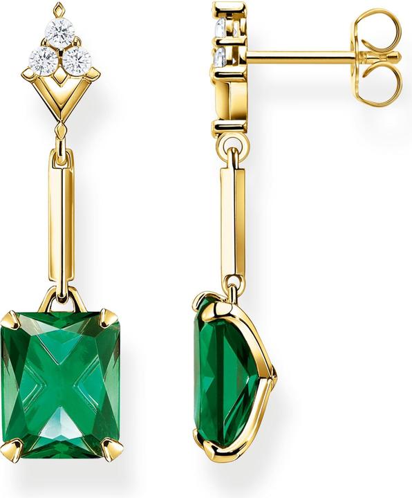 Immagine prodotto Thomas Sabo Orecchini pietra verde oro (Argento 925)