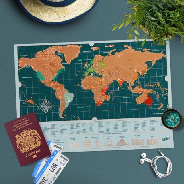 Immagine prodotto Luckies Scratch Map Backpacker (42 x 29 cm)