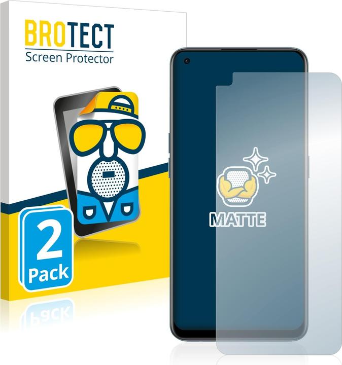 Produktbild BROTECT Entspiegelungs-Schutzfolie Displayschutz Matt (2 Stück, OnePlus Nord CE 2 5G)