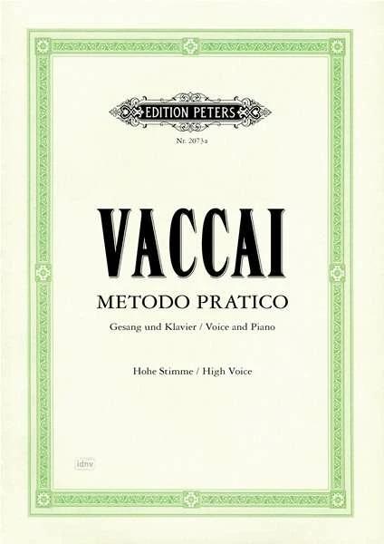 Immagine prodotto Metodo Pratico di Canto Italiano (Tedesco, Nicola Vaccai, 2017)