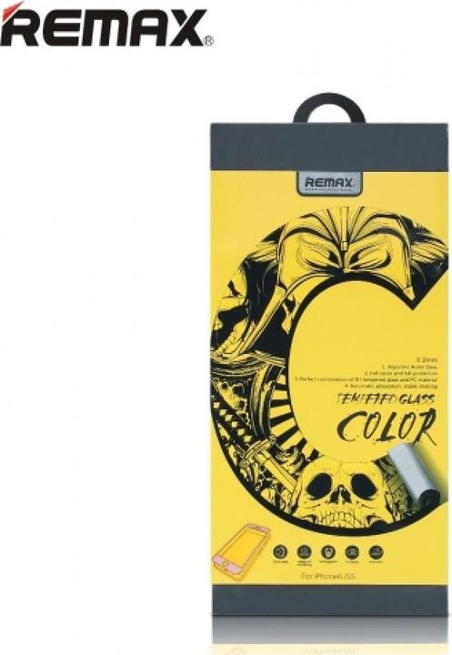 Image du produit Remax iVisor verre blindé tempéré pour iPhone 6/6S avec cadre en aluminium (1 pièce(s), Apple iPhone 6)