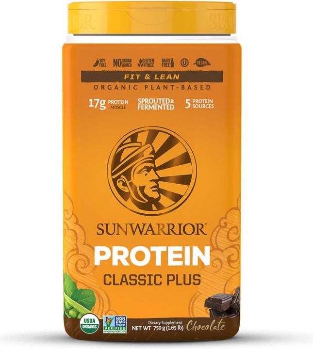Image du produit Sunwarrior Protein Classic Plus (Chocolat, Vanille, 1 pcs, 750 g)
