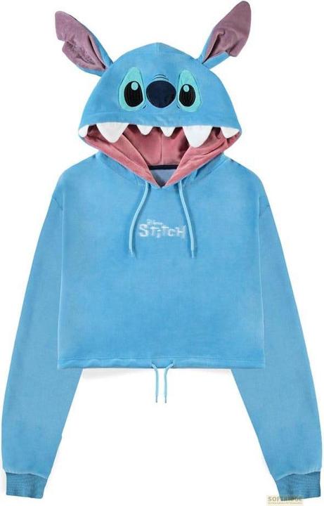Produktbild Difuzed Lilo & Stitch Cropped Sweater à capuche Stitch (S) (S)