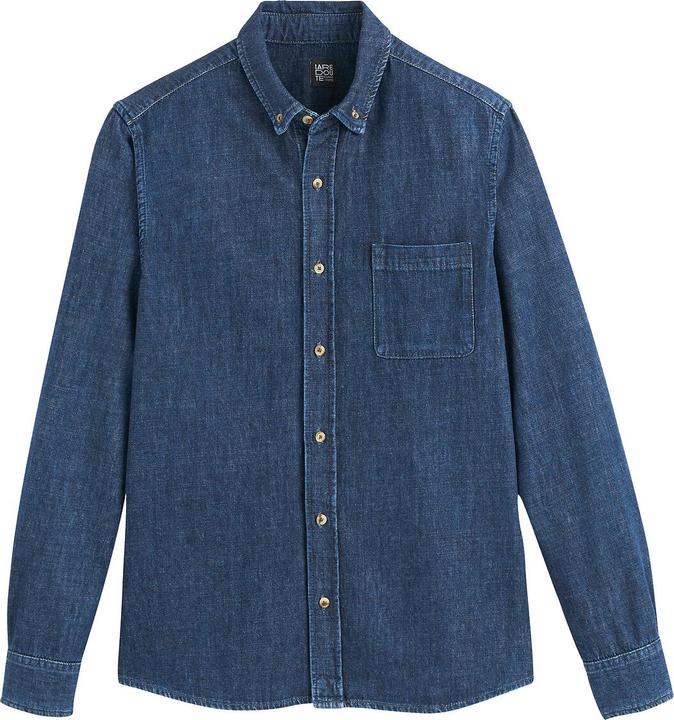 Image du produit La Redoute Collections Chemise en jean avec col boutonné (M)
