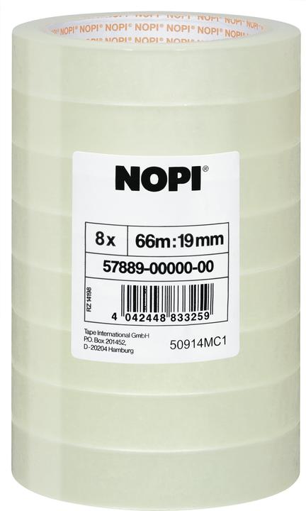 NOPI 8x Klebeband (19 mm)