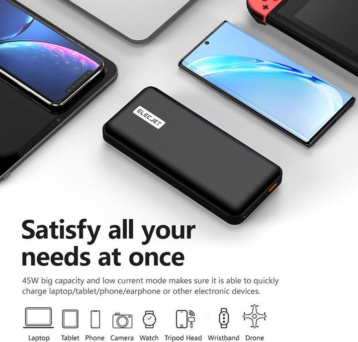 Actual product image Elecjet PowerPie P20 (20000 mAh, 45 W, 74 Wh)