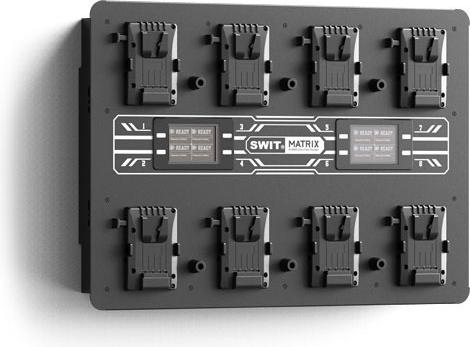 Swit MATRIX-S8 | 8ch x max 6A Caricatore da parete veloce 14V/28V, montaggio a V (PC-W461S)