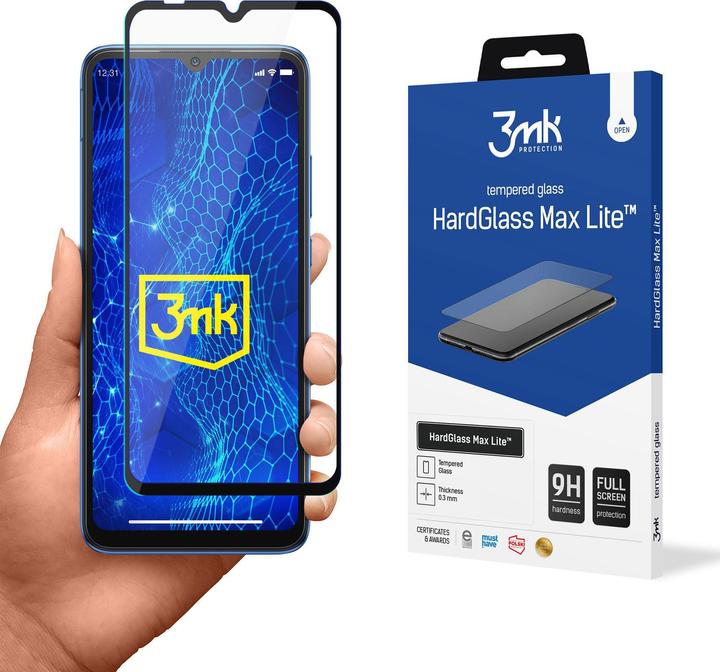 Image du produit 3MK Protection d'écran Hardglass Max Lite (1 pièce(s), Xiaomi Redmi 10C)