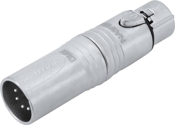 Image du produit Neutrik NA3F5M, XLRf à 3 broches et XLRm à 5 broches (Adaptateur jack)