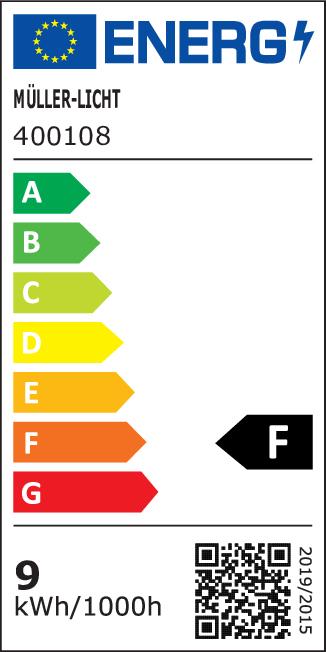 Etichetta energetica Müller Licht Tubo (G13, 10 W, 1000 lm, 1 x, F)