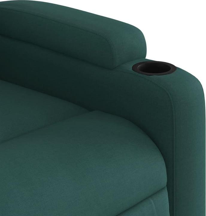Image du produit VidaXL Fauteuil de massage vert foncé Tissu,Couleur : vert foncé,Matériaux