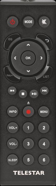 Actual product image Telestar TOP 400 DAB+ Internetradio-Adapter schwarz (Web radio, DAB+, FM, Bluetooth, Wi-Fi)