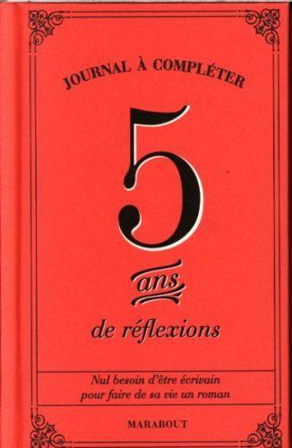 Image du produit 5 ans de réflexions : journal à compléter (Français, Collectif, 2017)