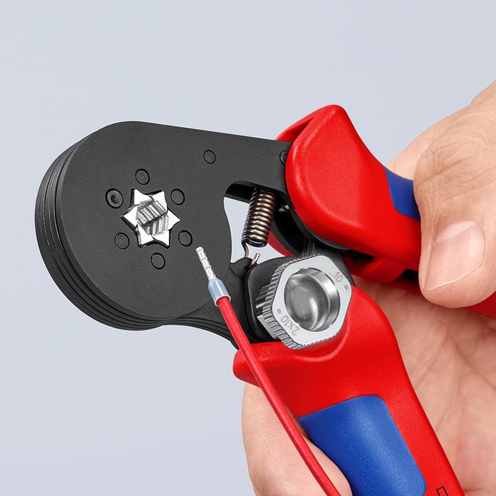 Produktbild Knipex Selbsteinstellende Crimpzange für Aderendhülsen (180 mm)