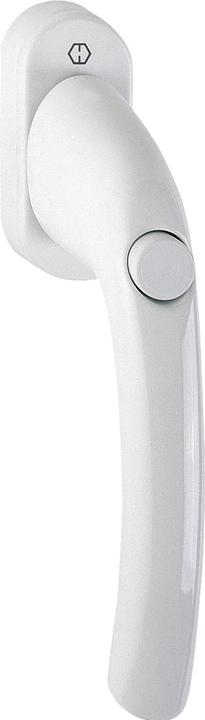 Actual product image Hoppe TOKYO window handle - push-button 90°, VK 7 x 40 mm, white (Door handle)