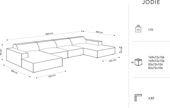Actual product image Micadoni Jodie (Sofa landscape)