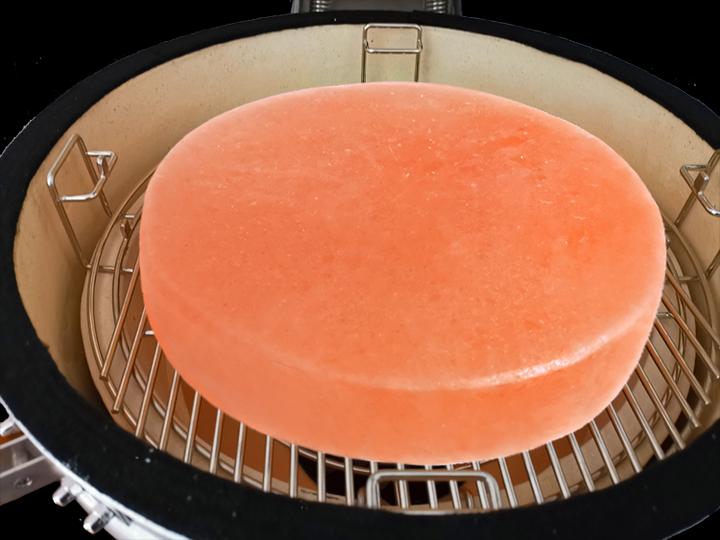 Image du produit BBQ Master Bloc de sel de l'Himalaya rond- Pierre chaude 30 x 5cm