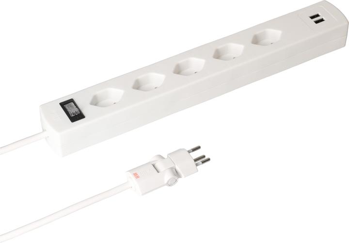 Max Hauri Safety Line (5 x, USB-A, Typ 13, 2 m)