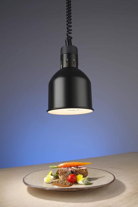 Produktbild Hendi Waermelampe Zylinder Inkl. Splitterfreie lampe in Schwarz