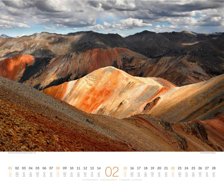 Produktbild Phantastische Landschaften Kalender 2026 (54 x 48 cm, Harter Einband, Deutsch, Englisch, Französisch)