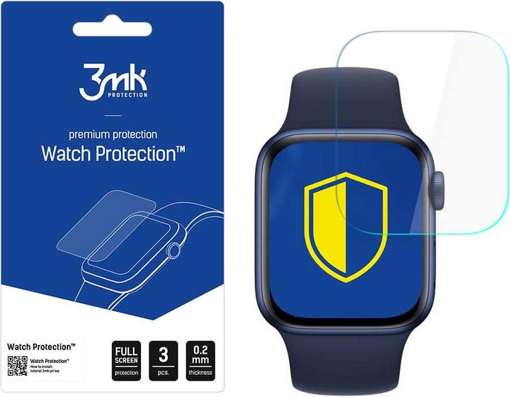Actual product image 3MK hybrid glass Watch Protection FG for Samsung Galaxy Watch 4 44mm