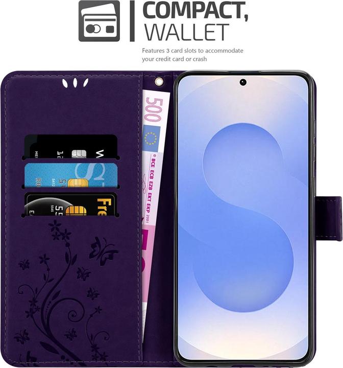Image du produit Cadorabo Coque pour Samsung Galaxy S25 pour Fleur Book (Samsung Galaxy S25)
