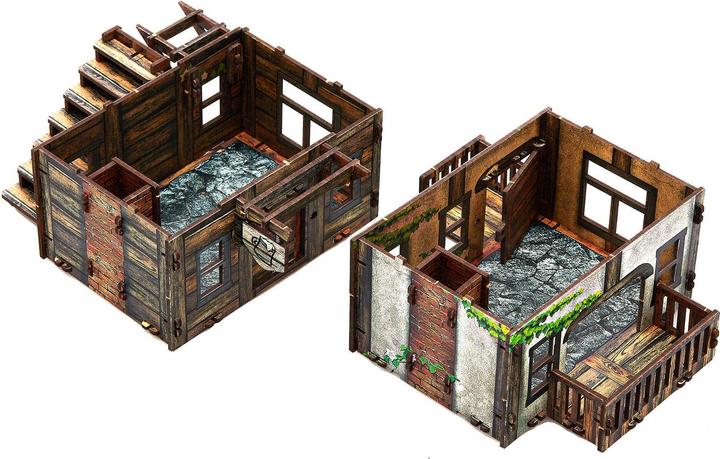 Produktbild E-Raptor Gebäudemodell - Tavern & Houses (GB)