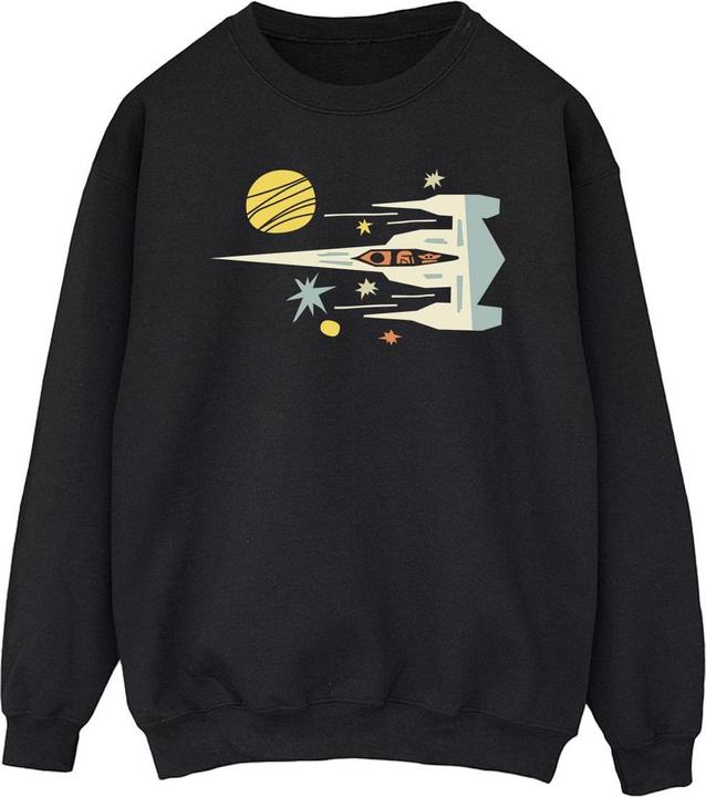 Star Wars The Mandalorian Cutout Ship Sweatshirt (M)