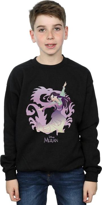Actual product image Disney Boys Mulan Dragon Fight Sweatshirt (152, 158)