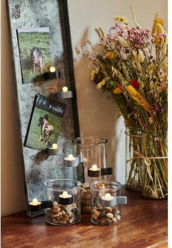 Productafbeelding Sirius LED Theelichtjes Amalia 2 stuks, zilver (2 x)