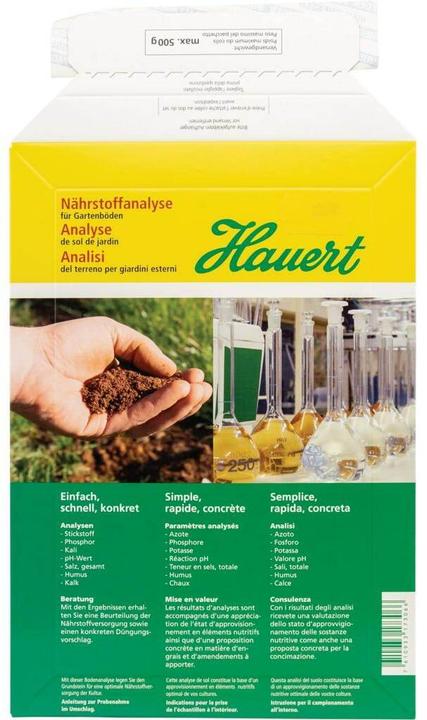 Produktbild Hauert Nährstoff-Analyse-Set (0.06 kg)