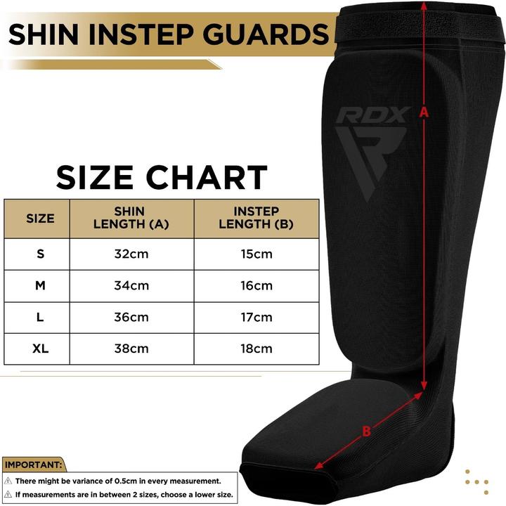 Actual product image Rdx Shin Instep Foam Molded King (S)