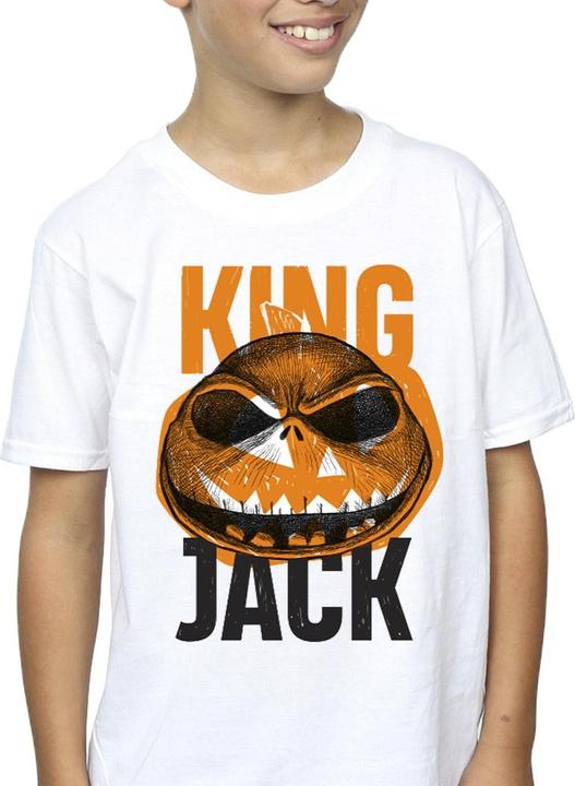 Actual product image Disney Boys The Nightmare Before Christmas King Jack T-Shirt (140, 146)