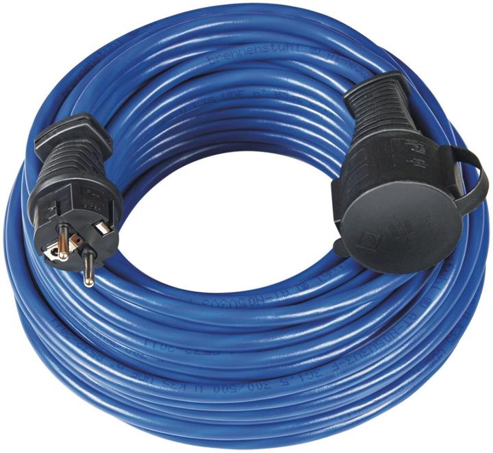 Actual product image Brennenstuhl Bremaxx extension cable IP44 25m blue AT-N05V3V (25 m, CEE 7/3)