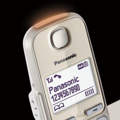 Actual product image Panasonic KX-TGE262GN Duo champagne
