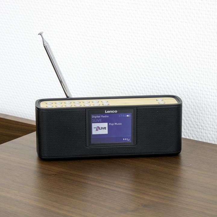 Image du produit Lenco PDR-045BK (DAB+ DAB, FM, Bluetooth)