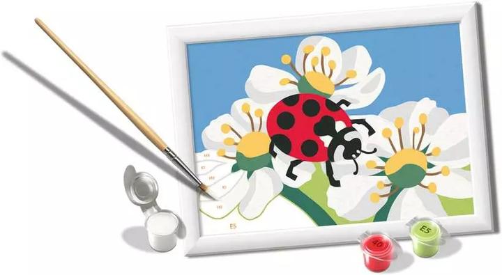 Image du produit Ravensburger CreArt - Peinture par numéro - Ladybug with flowers