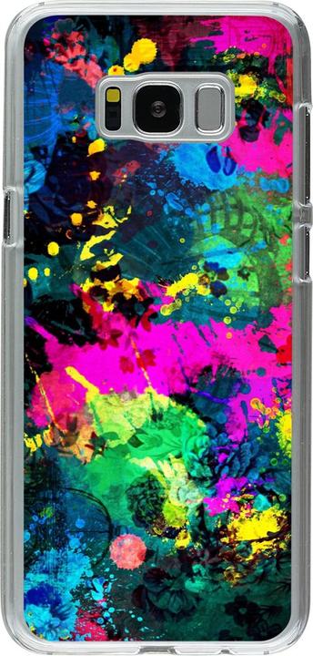 Actual product image PhoneLook Coque transparent splash paint (Samsung Galaxy S8+)