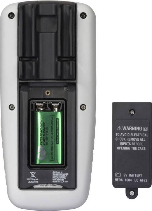 Actual product image Voltcraft LCR meter