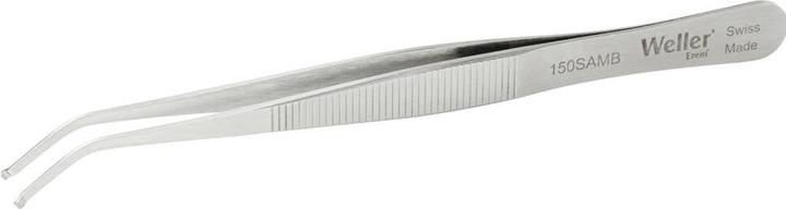 Produktbild Weller Erem SMD-Pinzette, 1.2... 2.5 mm Spitzen SMD Edelstahl 40° abgewinkelt / Rund 115mm