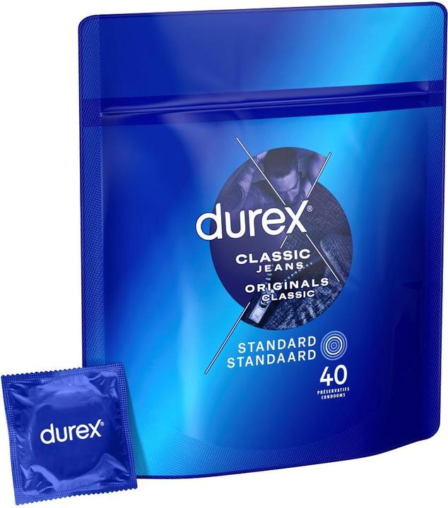 Immagine prodotto Durex Preservativi Classici Naturali - 40 pezzi (40 pz.)