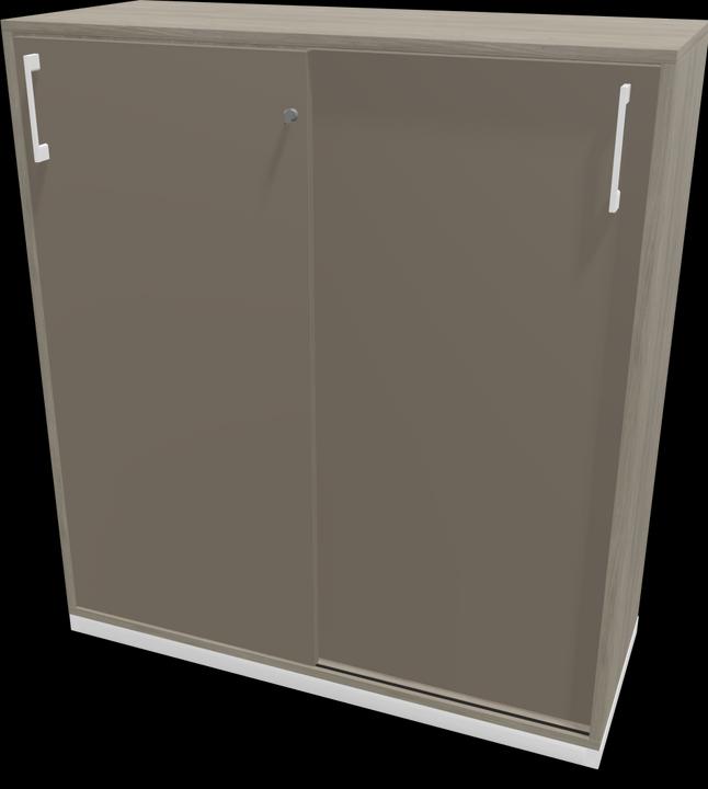 Cuba grigio, Bianco, Legno decorativo grigio con struttura