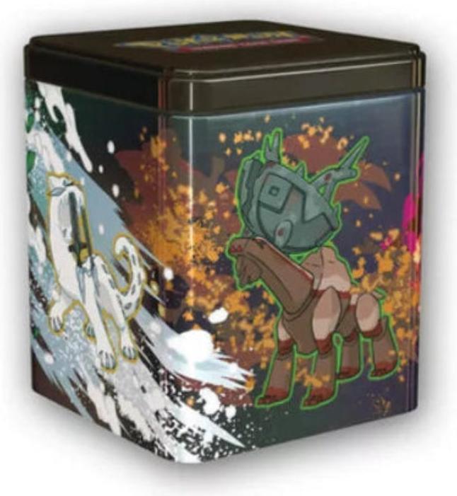 Produktbild Tinisu Pokemon Karten TCG Stackable Tin Box: Unheil-Pokemon (englisch) (Englisch, Booster Pack)